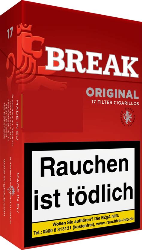 break zigaretten|Break Zigaretten, Zigarillos, Tabak online bei Tabakguru kaufen